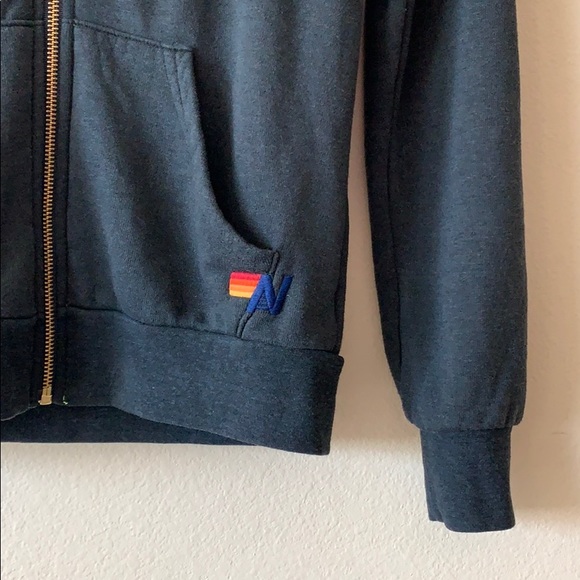 Aviator Nation 5 Stripe Hoodie Jacket - Picture 5 of 8